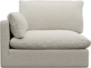 Willow Boucle Ivory 1 Seat Left Arm Facing Sofa Module by James Lane, a Sofas for sale on Style Sourcebook