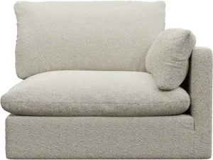 Willow Boucle Ivory 1 Seat Right Arm Facing Sofa Module by James Lane, a Sofas for sale on Style Sourcebook