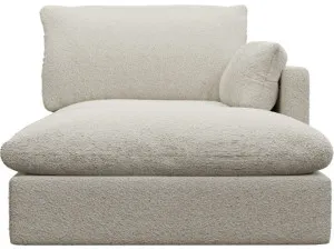 Willow Boucle Ivory Chaise Right Arm Facing Sofa Module by James Lane, a Sofas for sale on Style Sourcebook