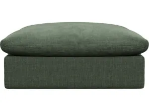 Willow Tribute Dark Jade Ottoman by James Lane, a Ottomans for sale on Style Sourcebook