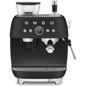 Smeg 50s Style Espresso Coffee Machine with Grinder Matte Black EGF03BLMAU by Smeg, a Espresso Machines for sale on Style Sourcebook