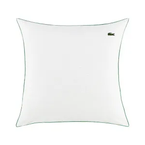 Lacoste L Tamis Blanc European Pillowcase by null, a Cushions, Decorative Pillows for sale on Style Sourcebook