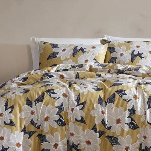 Ardor Boudoir Sabina Desert Sand Microfibre Quilt Cover Set by null, a Quilt Covers for sale on Style Sourcebook