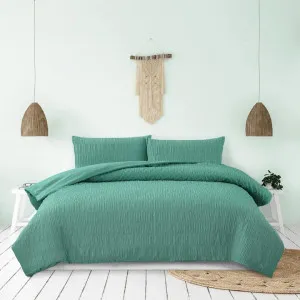 Ardor Boudoir Tuscan Teal Quilt Cover Set by null, a Quilt Covers for sale on Style Sourcebook