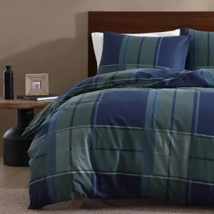 Ardor Boudoir Sommers Dark Khaki Flannelette Quilt Cover Set by null, a Quilt Covers for sale on Style Sourcebook