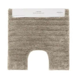 Algodon Lawson Taupe Plush Contoured Bath Mat by null, a Bathmats for sale on Style Sourcebook