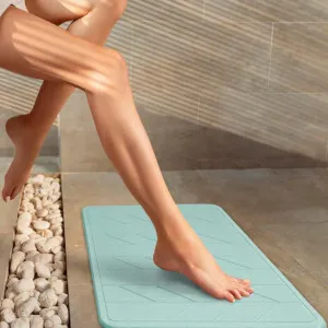 Algodon Dri Marine Blue Bath Stone Mat by null, a Bathmats for sale on Style Sourcebook