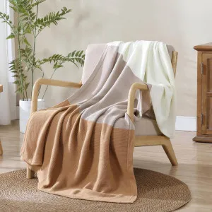 Ardor Isla Natural Knitted Throw by null, a Throws for sale on Style Sourcebook