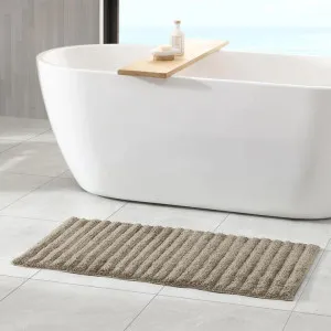 Algodon Lawson Taupe Plush Bath Mat by null, a Bathmats for sale on Style Sourcebook