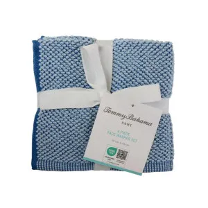 Tommy Bahama Washed Pebble Chambray/French Blue Face Washer by null, a Towels & Washcloths for sale on Style Sourcebook