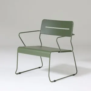 Parco Outdoor Lounge Chair Olive by Seek & Ramble, a Outdoor Chairs for sale on Style Sourcebook