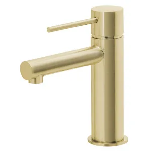 Phoenix Vivid Slimline Basin Mixer Brushed Gold by PHOENIX, a Bathroom Taps & Mixers for sale on Style Sourcebook