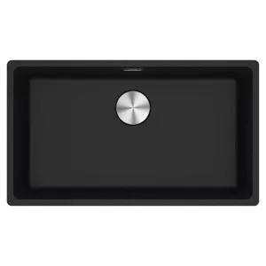 Franke Maris Granite Single Bowl 720mm Flushmount Onyx by Franke, a Kitchen Sinks for sale on Style Sourcebook