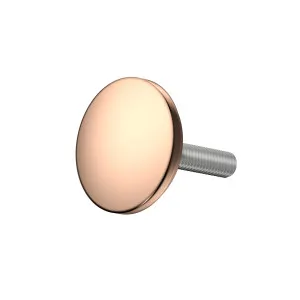 Round Button and Thread 25mm Polished Rose Gold by Estelle, a Door Hardware for sale on Style Sourcebook