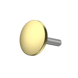 Round Button and Thread 30mm Polished Gold by Estelle, a Door Hardware for sale on Style Sourcebook