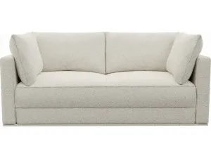 Porter Boucle Ivory Sofa Bed - 3 Seater by James Lane, a Sofa Beds for sale on Style Sourcebook