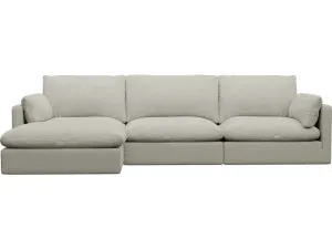 Willow California Ivory Chaise Sofa - 3 Seater by James Lane, a Sofas for sale on Style Sourcebook