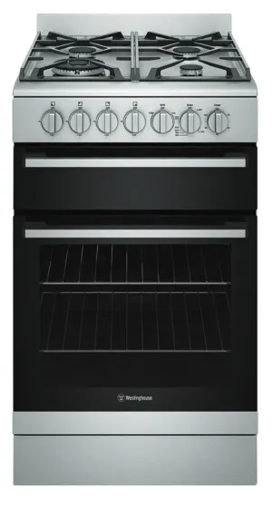 Westinghouse 54cm Dual Fuel Stainless Steel Upright Stove WFE512SC by Westinghouse, a Cooktops for sale on Style Sourcebook
