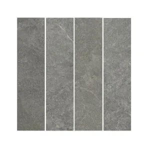Lava Grey Subways Soft Honed 75x300mm by Amber, a Porcelain Tiles for sale on Style Sourcebook