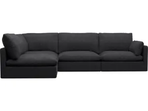 Willow Plaza Flint Grey Corner Sofa - 4 Seater LAF Terminal by James Lane, a Sofas for sale on Style Sourcebook