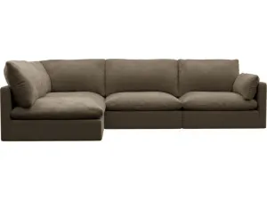 Willow Tribute Walnut Corner Sofa - 4 Seater LAF Terminal by James Lane, a Sofas for sale on Style Sourcebook