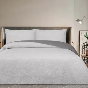 Odyssey Living Soho Ultrasonic Silver Comforter Set by null, a Quilts & Bedspreads for sale on Style Sourcebook