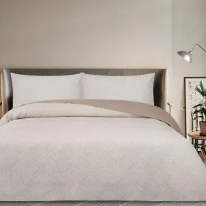 Odyssey Living Soho Ultrasonic Linen Comforter Set by null, a Quilts & Bedspreads for sale on Style Sourcebook