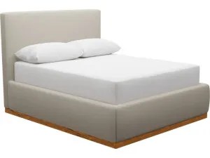 Haven Dark Gas Lift Bed Isla Sea Pearl by James Lane, a Beds & Bed Frames for sale on Style Sourcebook