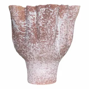 Lumi Vase 32x35cm in Mottled Brown by OZ Design, a Vases & Jars for sale on Style Sourcebook