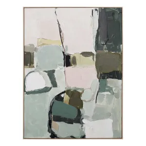 Green Disposition Box Framed Canvas in 123 x 163cm by OZ Design, a Painted Canvases for sale on Style Sourcebook