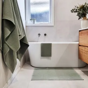 J.Elliot Camilla Waffle S/4  Bath Towel Set Pistachio by J Elliot, a Towels & Washcloths for sale on Style Sourcebook