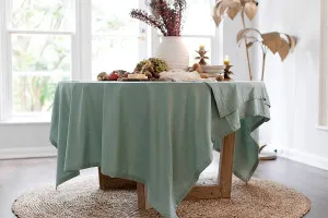 Stunning Sage Tablecloth 150cm x150cm by NF Living, a Table Cloths & Runners for sale on Style Sourcebook