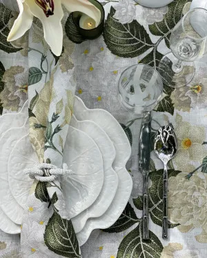 Set Of 4 100% Linen Napkins Fleur by Hutch Accessories, a Napkins for sale on Style Sourcebook