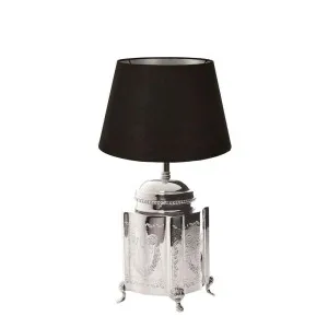 Kensington Table Lamp Base Small Shiny Nickel by Florabelle Living, a Lamps for sale on Style Sourcebook