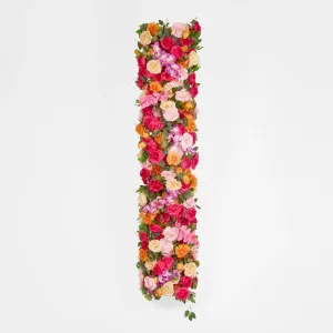 Artificial Flora Flower Table Runner Pink and Orange by Florabelle Living, a Plants for sale on Style Sourcebook