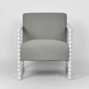 Bobbin Oak ArmChair White Seafoam by Florabelle Living, a Chairs for sale on Style Sourcebook