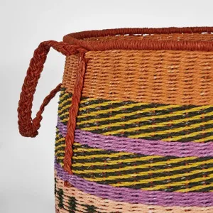 Miko Basket Red Multi by Florabelle Living, a Baskets & Boxes for sale on Style Sourcebook
