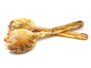 S/2 Dino Resin Salad Servers Tortoise by Robert Mark, a Cutlery for sale on Style Sourcebook