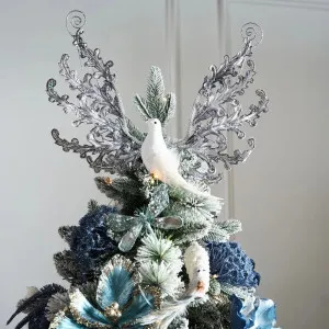 Icarus Wings Silver Christmas Tree Topper by Florabelle Living, a Christmas for sale on Style Sourcebook