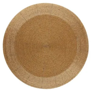 Set of 4 Glass Beaded Christmas Placemat 36x36cm Gold by Coast to Coast, a Placemats for sale on Style Sourcebook