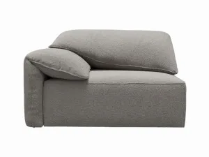 Clarence Boucle Pumice 2 Seat Left Arm Facing Sofa Module by James Lane, a Sofas for sale on Style Sourcebook