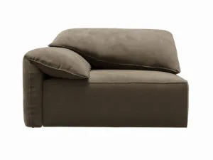 Clarence Tribute Walnut 2 Seat Left Arm Facing Sofa Module by James Lane, a Sofas for sale on Style Sourcebook