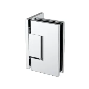 Stealth Wall to Glass 90 Degree Hinge with Offset Plate Polished Nickel by Estelle, a Bathroom Fixtures for sale on Style Sourcebook