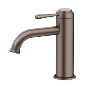 Bella Vista Mica Heritage Basin Mixer Dusk Bronze by Bella Vista, a Bathroom Taps & Mixers for sale on Style Sourcebook