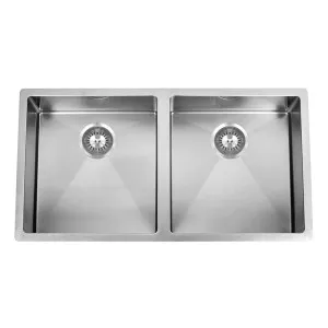 Bourne Sagi Danube Undermount Double Bowl Handmade Sink Stainless Steel by Bourne, a Kitchen Sinks for sale on Style Sourcebook