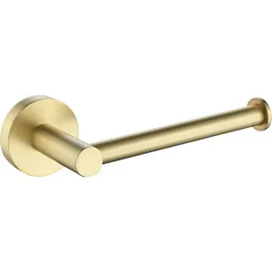 Cylindro Toilet Roll Holder Brushed Gold by Bourne, a Toilet Paper Holders for sale on Style Sourcebook