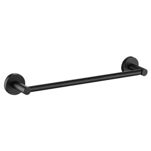 Cylindro Single Towel Rail 350mm Matte Black by Bourne, a Towel Rails for sale on Style Sourcebook