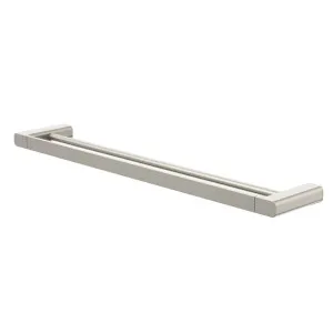 Caroma Luna Double Towel Rail 630mm Brushed Nickel by Caroma, a Towel Rails for sale on Style Sourcebook
