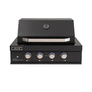 Euro Alfresco 4 Burner Built-In BBQ and Hood | Black by Euro Alfresco, a Refrigerators, Freezers for sale on Style Sourcebook