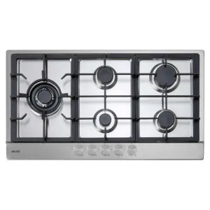 Euro Appliances Gas Cooktop 90cm Stainless Steel by Euro Appliances, a Cooktops for sale on Style Sourcebook